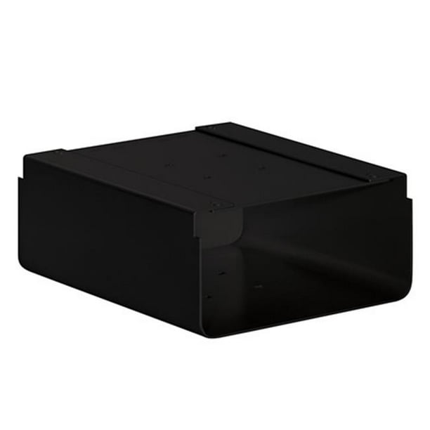 Salsbury 4315BLK Newspaper Holder For Roadside Mailbox And Mail Chest Black