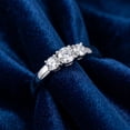 thumbnail image 4 of Pompeii 3/4CT Diamond 3 Stone Engagement Ring 14K White Gold (H/I,I1-I2), 4 of 5