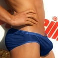thumbnail image 4 of Men's Beach Solid Color Swimming Trunks - Breathable Nylon/Spandex, Quick-Dry, Beach/Sport, 4 of 5