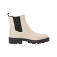 thumbnail image 3 of NINE WEST Womens Ivory Color Block Back Pull-Tab Goring Padded Yeeps Round Toe Block Heel Leather Chelsea 9 M, 3 of 4