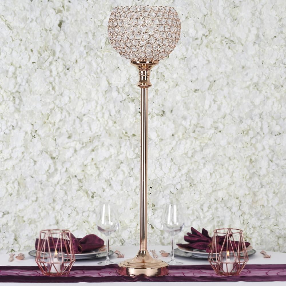 37" Tall Gold Crystal Acrylic Goblet Votive Candle Holder - Walmart.com ...