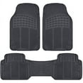 thumbnail image 2 of BDK Car SUV and Van Floor Rubber Mats with Cargo Trunk Mat, Heavy Duty All Weather Protection, 3 Colors, 2 of 12