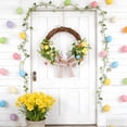 thumbnail image 4 of Deeceymbur Multicolor Easter Bunny Plastic Wreath for Door Wall Spring Holiday Party Event Scene Prop, 4 of 9