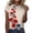 Beige, variant on MEICHEN Womens Summer Tops Trendy Ruched Cap Short Sleeve Tshirts Shirts Crew Neck T Shirts Fashion Clothing