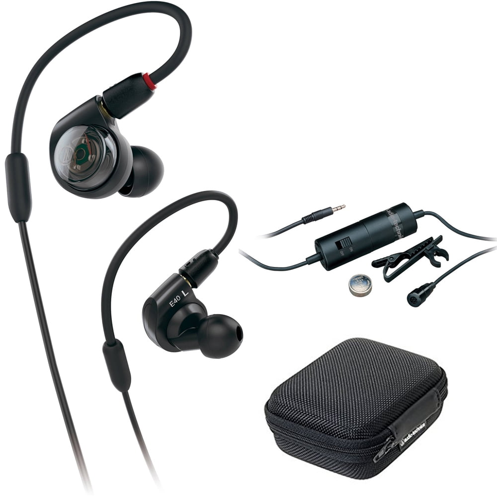 AudioTechnica Professional InEar Monitor Headphones (ATHE40) with