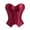 Wine, variant on Corset Tops For Women Cropped Court Style Strapless Boned Slim Fit Waist Cincher Tummy Control Tight Fit Body Shaper Bustier Corset Belt L