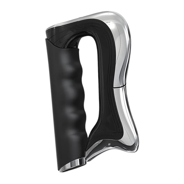 Masajeador facial de tejido profundo, 3 velocidades ajustables, recargable, portátil, vibratorio negro