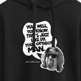 thumbnail image 3 of The Big Lebowski - That's Just Like Uh, Your Opinion - Juniors Cropped Pullover Hoodie, 3 of 5