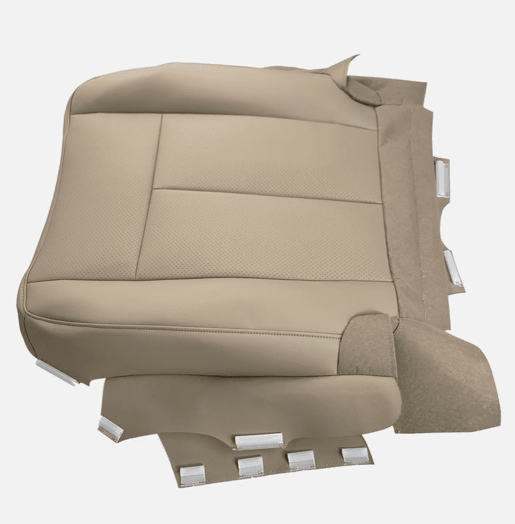 Seat Cover Front for 2007-2014 Ford Expedition Both Side Leather PERF Bottom Tan
