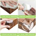 thumbnail image 4 of 12 protectores de esquinas de seguridad, protectores de esquinas y bordes de seguridad de silicona, inodoros, no tóxicos, con cinta adhesiva ultrafuerte, protector de bordes afilados de 2 formas para muebles, armarios Sailing Electrónica, 4 of 5