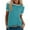 Blue, variant on Womens Tops Casual Short Sleeve Crew Neck Loose T Shirt Blouses,RD1,M