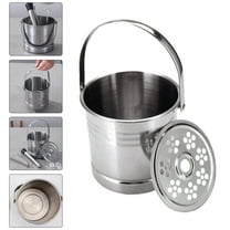 FESTFENDS 1 Set Classic Design Ice Holder for Party Stainless Steel Container