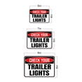 thumbnail image 6 of Classic Framed Plus Check Your Trailer Lights Wall or Door Sign | RV Accessories - Large, 6 of 8