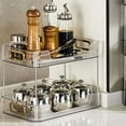 thumbnail image 4 of relayinert ultifunctional Storage Rack 2 Tier Container Toilet Room for Living Party Gray M, 4 of 6