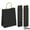 Black, variant on 12 Pcs Gift Bags Kraft Paper Bags with Handles for Birthday Party Favor Bags