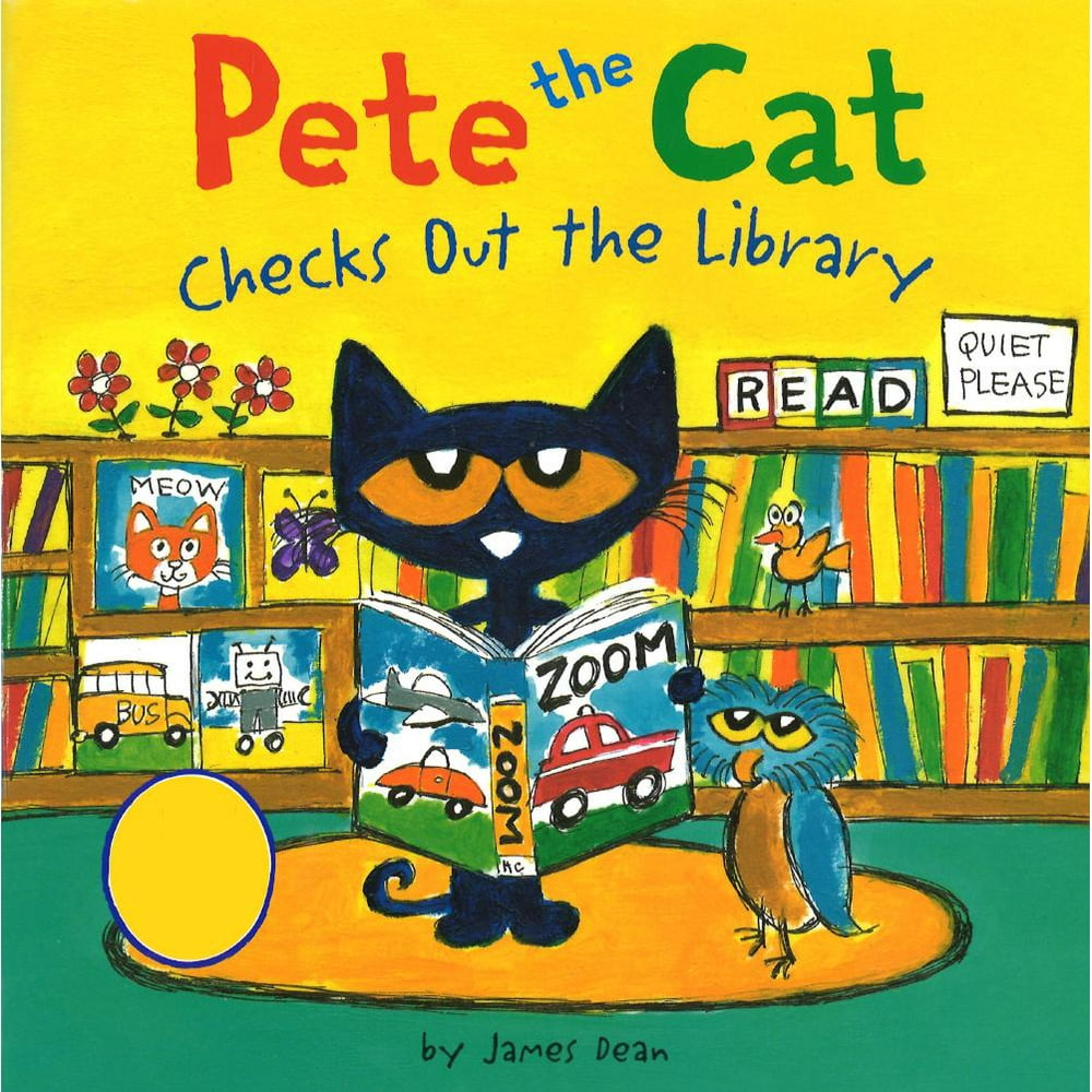 Pete the Cat: Pete the Cat Checks Out the Library (Hardcover) - Walmart