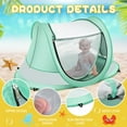 thumbnail image 2 of Beach Tent, Large    Shade with   and Mosquito Net for Travel, 2 of 5