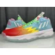 thumbnail image 1 of New Adi-das Dame 8 'Rainbow Basketball Shoes HQ1272 Men's Size 11.5, 1 of 6