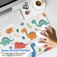 thumbnail image 4 of Long Mouse Pads for Desk,White Cartoon Dinosaurs Bones Pattern Desk Mats on Top Of Desks, Desk Mouse Pad Extra Large with 3mm Non-Slip Base and Stitched Edge for Gaming,Office,Work,Home 35.4"x15.7", 4 of 6