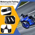 thumbnail image 4 of Motorcycle Fairing Aerodynamic Winglets Front Cover Wind Wing for YZF R3 R25 2015-2018, 4 of 5