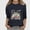 Dark Gray, variant on WAVSUF Kids Girls Halloween Pullover, Crew Neck 3/4 Sleeve Graphic Print Daily Festive Fall Top Pink 7-8
