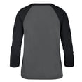 thumbnail image 3 of Women's '47  Charcoal Seattle Seahawks Jetset Ava Raglan Long Sleeve T-Shirt, 3 of 3