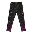 thumbnail image 6 of LRen Girls Leggings Size 7-8 High Waisted Galaxy Sky Print Casual Yoga Pants Tights Trousers for Kids Dance Comfortable Workout Running Yoga Pants, 6 of 6