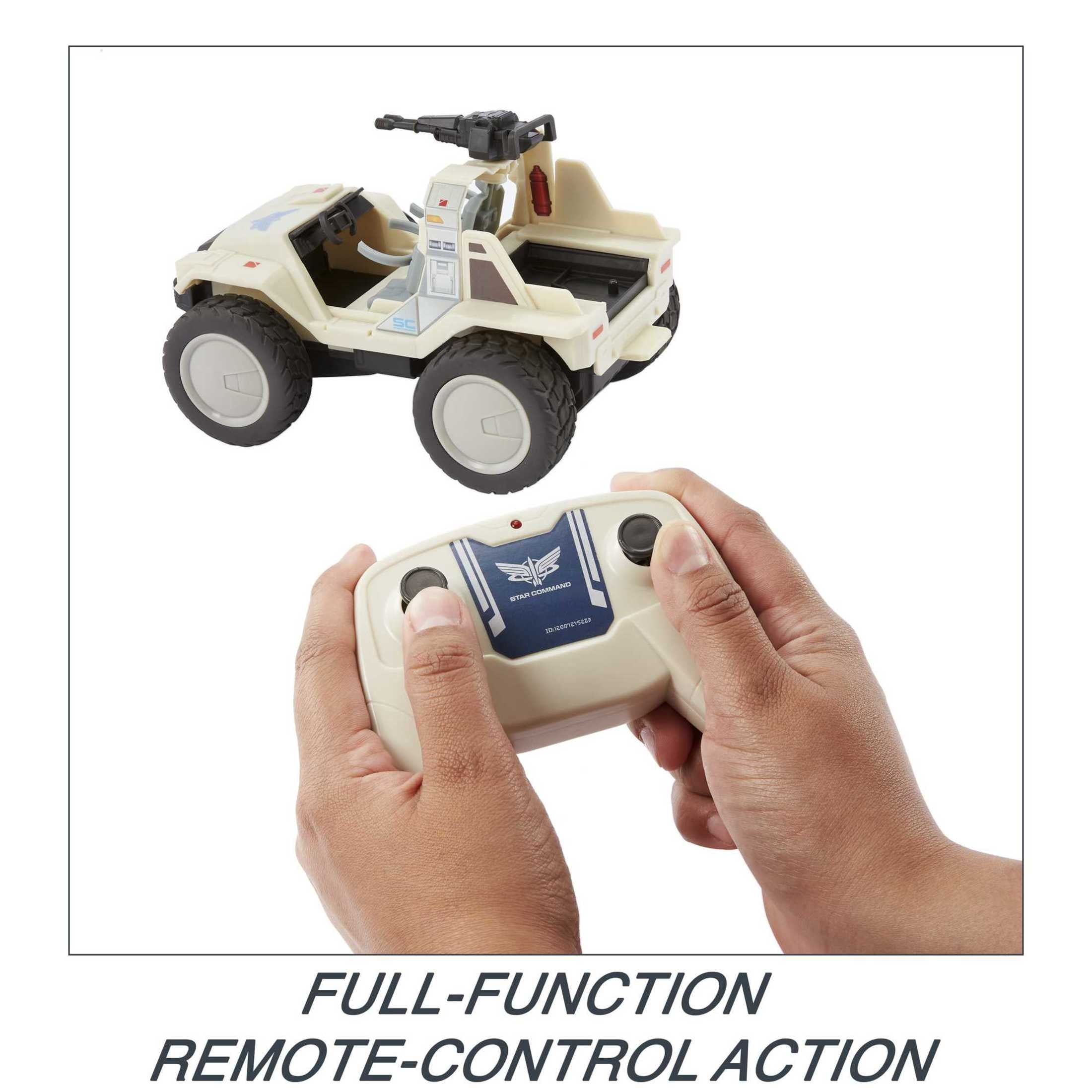 Hot Wheels RC Disney and Pixar Lightyear Battery-Powered Remote-Control Space Commander ATV