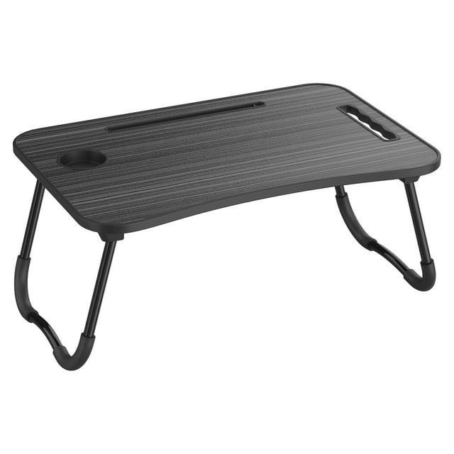 Mesa Para Cama Plegable Namaro Design Porta Vasos Gris