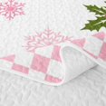 thumbnail image 5 of Manfei Xmas Holiday Season Quilt Full,Cute Christmas Bell Full Bedspread Sets,3pcs,1 Coverlet and 2 Pillowcases, 5 of 7