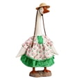 thumbnail image 2 of 23-inch Goose Tulip Retro Dress Outfit - Porch Garden Decor Clothing for Plastic/Cement Geese, Cute Floral Themed Goose Costume, Durable Fabric Decor (No Goose), F, 2 of 9