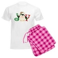thumbnail image 5 of CafePress - Christmas Penguin Joy 2 Men's Light Pajamas - Men's Light Loose Fit Cotton Pajama Set, 5 of 7