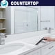 thumbnail image 4 of Escobilla de goma para ducha, escobilla de goma negra mate de 10 pulgadas, escobilla de goma multiusos de acero inoxidable para baño, puertas de ducha, espejos, azulejos y ventanas de coche, 4 of 5