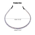 thumbnail image 4 of Diadema Imitación Diamante Unique Bargains para Mujeres Azul 0.31 Pulgadas Ancho, 4 of 7