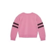 thumbnail image 2 of Planet Gold Girls Game Day Graphic Sweatshirt with Hair Clip, Sizes 4-18, 2 of 5