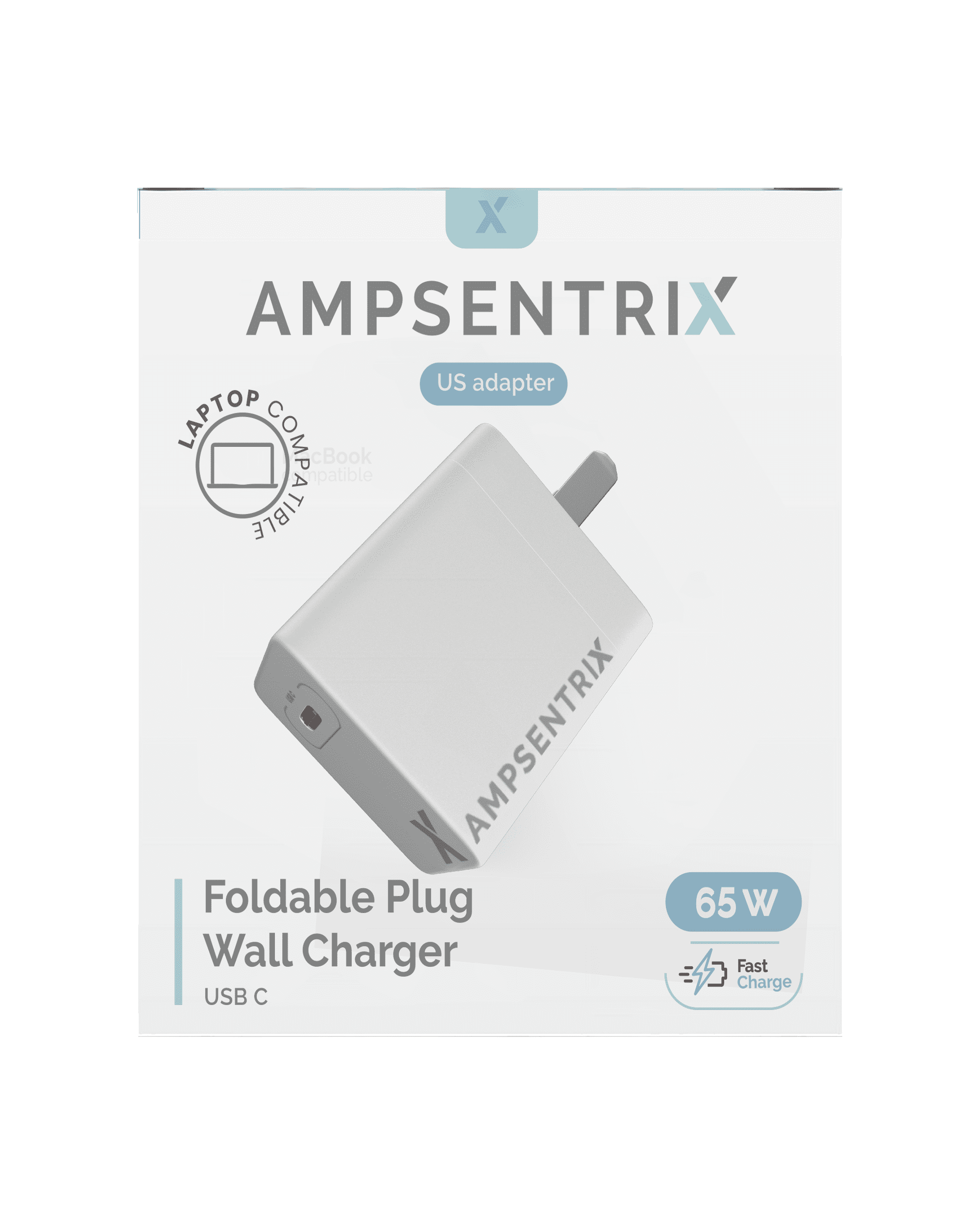 Replacement 65W USB Type C GaN Wall Power Adapter  (110v USA)