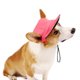 thumbnail image 4 of Sombrero de béisbol del perro Accesorios para mascotas Accesorios para mascotas Ropa de vacaciones Aspecto lindo para perro Sombrero de paja Cachorro Gorra de pico rojo Para, 4 of 5
