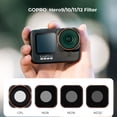 thumbnail image 2 of 4pcs Set Lens Filter ND8+ND16+ND32+CPL, K&F CONCEPT Neutral Density & Polarizing Lens Filter Kit Protector for 9/10/11/12 Action Camera ND+CPL Filter, 2 of 8