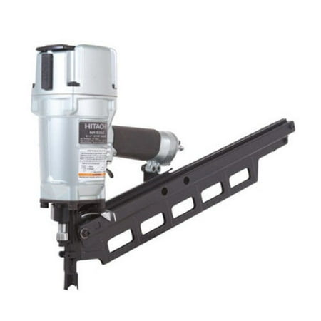 2in 1 Air Nailer - Hitachi NR83A3 3-1/4 in. Plastic Collated Framing Nailer with Depth Adjustment