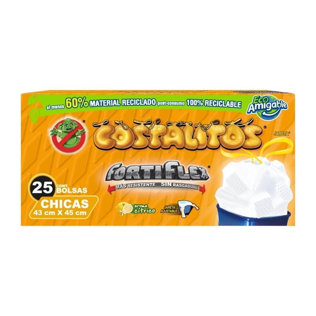 Bolsas para basura Costalitos Fortiflex chico 43x45