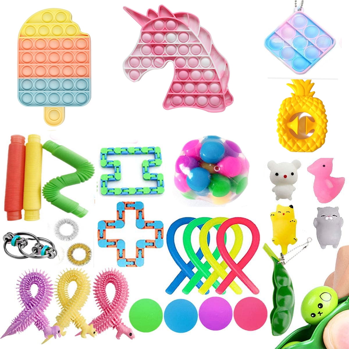 Fun Sensory Toys Fiddle Fidget Stress Autism ADHD Special Needs SENS Stretchy UK 
