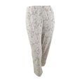 thumbnail image 3 of Charter Club Women's Super Soft Textured Fleece Pajamas (XL, Floral Scroll), 3 of 3