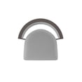 thumbnail image 3 of 861 Artemis 25" Swivel Counter Stool with Bronze Finish and Canter Folkstone Grey Seat and Back, 3 of 5