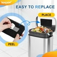 thumbnail image 4 of KEEPOW 12 Pack Trash Can Deodorizer Compost Bin Filter, Activated Charcoal Filter for Indoor Kitchen Compost Bucket, Trash Cans, Countertop and Recycle Bins, 4 of 7