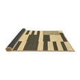thumbnail image 2 of Ahgly Company Indoor Round Abstract Brown Modern Area Rugs, 3' Round, 2 of 4