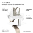 thumbnail image 2 of Set para bebés Stokke Nomi White con arnés extraíble de 6 a 36 meses, 2 of 6