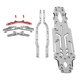 thumbnail image 3 of Kit de chasis Ticfox de fibra de carbono y aluminio para MSTFX S RC Drift Car, 3 of 12