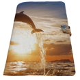 thumbnail image 2 of PKQWTM dolphin leaping jumping shining sunset sea water Book Cover Book Protector Book Sleeve Book Pouch Book Bag 6x9 inch, 2 of 4