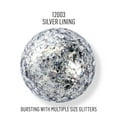 thumbnail image 3 of FolkArt Glitterific Pop Acrylic Craft Paint, Silver Lining, 2 fl oz, 3 of 13