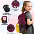 thumbnail image 4 of Jiaoprinted Custom Maroon Yellow Cheer Backpack for Cheerleader, Personalized Cheerleading Backpack, Coach Daypack for Cheer Team Gifts, 4 of 7